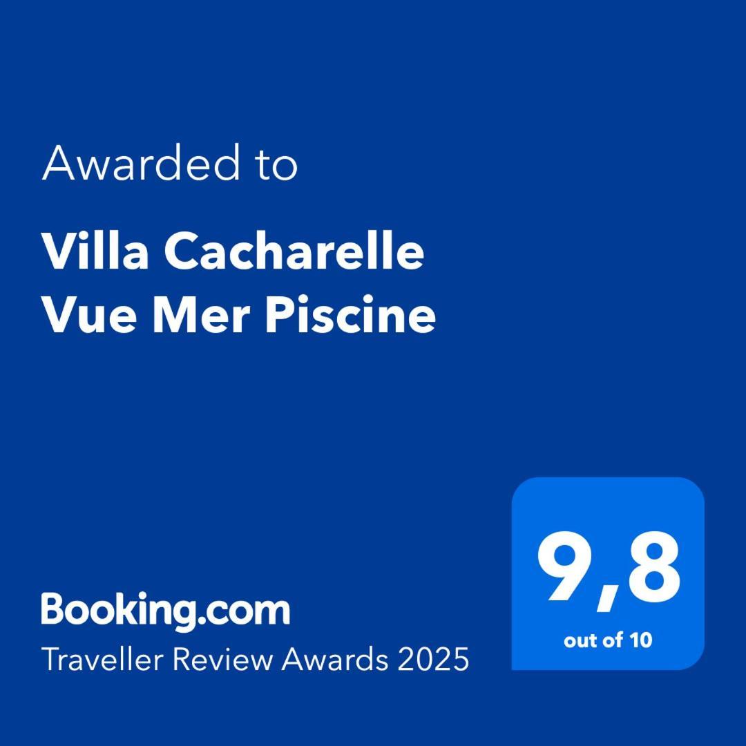 Villa Cacharelle Vue Mer Piscine Кавалер-сюр-Мер Экстерьер фото